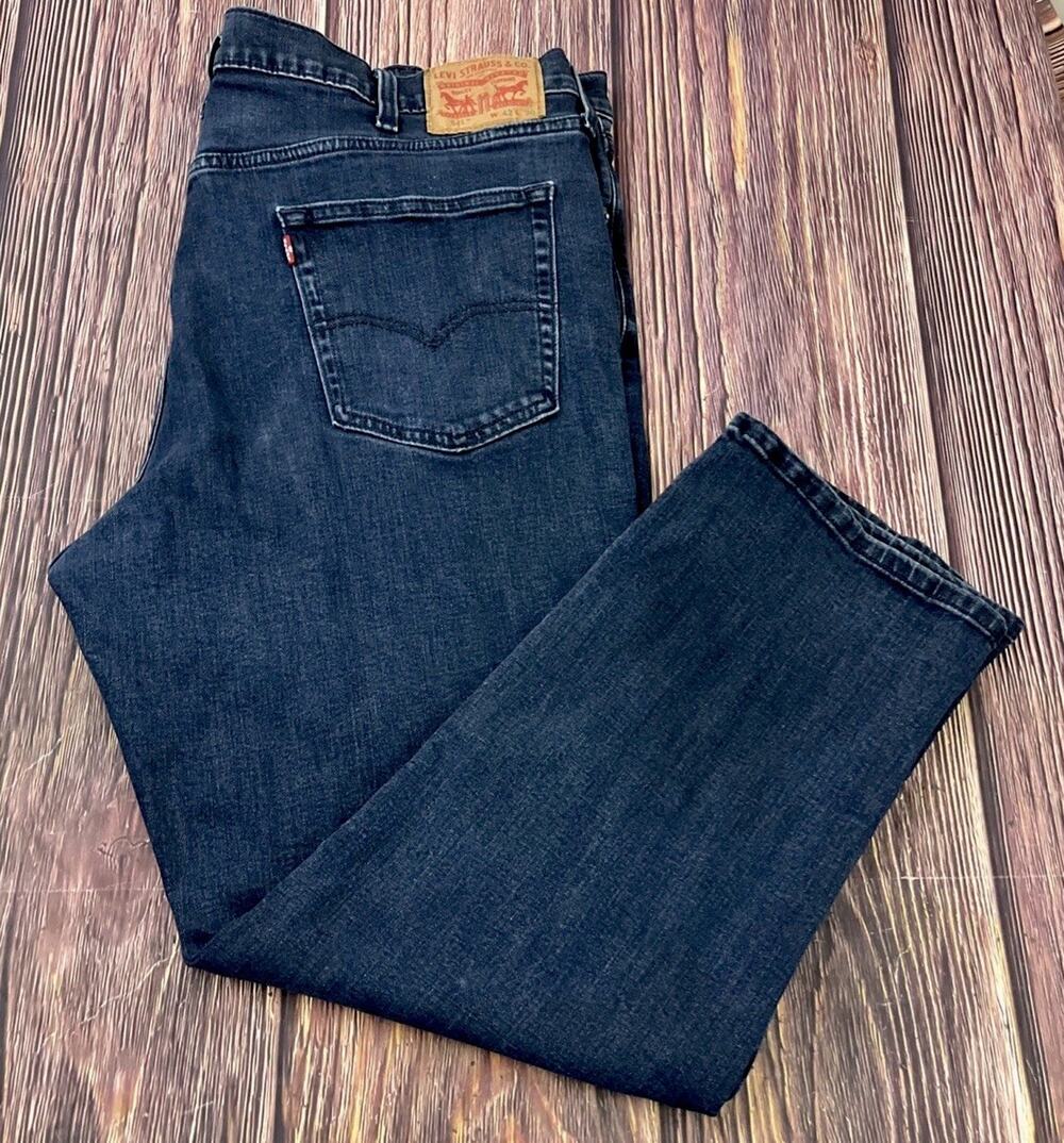 Levi's 541 Athletic Fit Dark Wash Jeans Mens Size 42x30 (Measures 42x30)